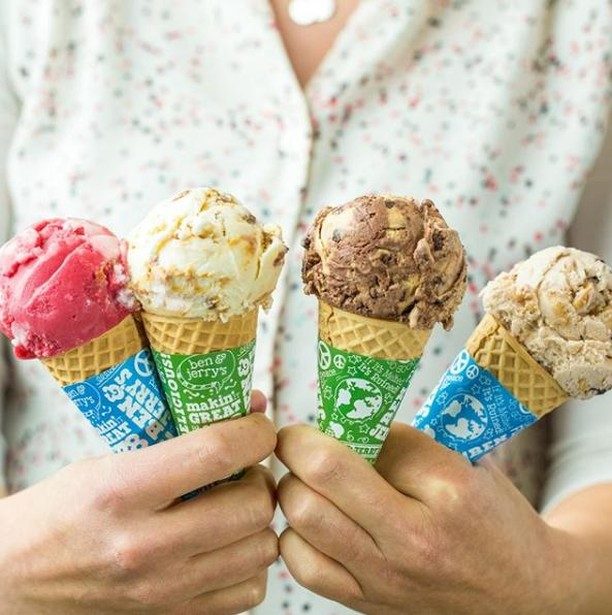 A balanced diet is an ice cream in each hand. Did you know today is National Ice Cream Cone Day